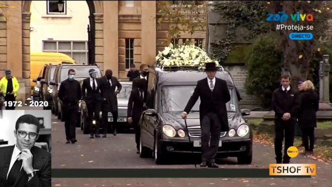Londres-les-funerailles-de-SINDIKA-DOKOLO-1972-2020-Arrivee du cercueil. Londres-les-funerailles-de-SINDIKA-DOKOLO-1972-2020-Arrivee du cercueil.