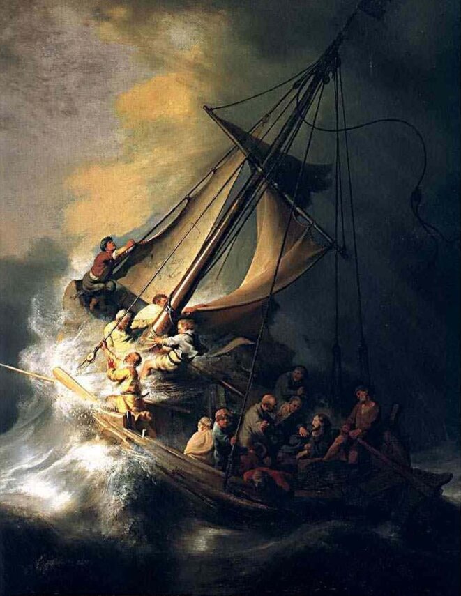 "Christ dans la tempête" tableau de Rembrandt volé en 1990 au Musée Isabella Stewart Gardner de Boston. "Christ dans la tempête" tableau de Rembrandt volé en 1990 au Musée Isabella Stewart Gardner de Boston.