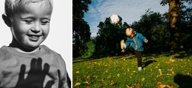 August Bryde Christensen, qui a 4 ans, est né après que ses parents aient appris que les risques qu'il soit atteint du syndrome de Down étaient extrêmement faibles. Son père dit qu'il est soulagé qu'ils ne l'aient pas su. © Julia Sellmann August Bryde Christensen, qui a 4 ans, est né après que ses parents aient appris que les risques qu'il soit atteint du syndrome de Down étaient extrêmement faibles. Son père dit qu'il est soulagé qu'ils ne l'aient pas su. © Julia Sellmann