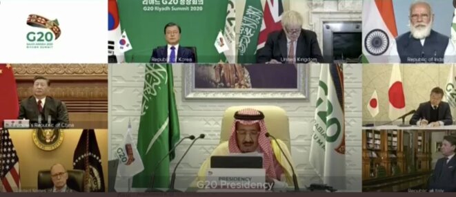 G20-Arabie Saoudite, 22 novembre 2020 G20-Arabie Saoudite, 22 novembre 2020