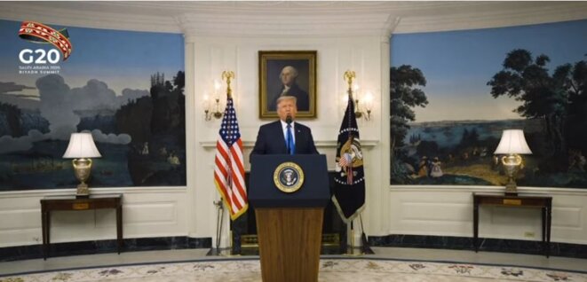 G20 – Arabie saoudite – Le Président américain Donald Trump G20 – Arabie saoudite – Le Président américain Donald Trump