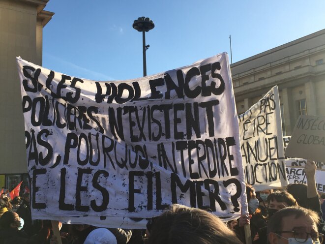 Paris, 21 novembre 2020, Place du Trocadéro Paris, 21 novembre 2020, Place du Trocadéro