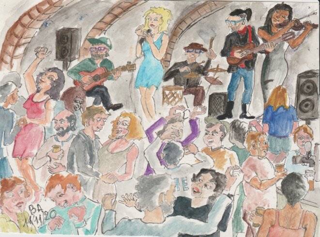 ambiance, danse et orchestre un soir, souvenir? © BA ambiance, danse et orchestre un soir, souvenir? © BA