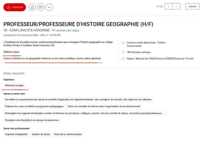 Cherche détenteur d'un L3 pour remplacer professeur décapité