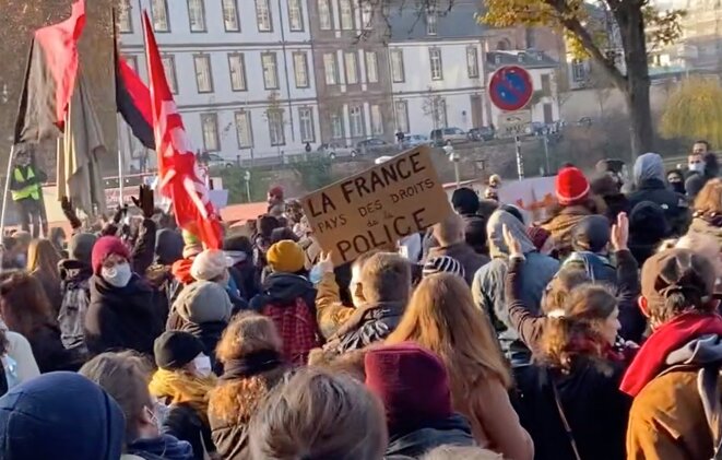 La France pays des droits de la policeStrasbourg/28-11-20 © Pascal Maillard La France pays des droits de la policeStrasbourg/28-11-20 © Pascal Maillard