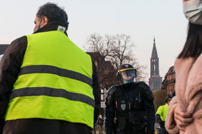 Manifestation Loi Securite Globale 28 11 Strasbourg © Martin Lelievre Manifestation Loi Securite Globale 28 11 Strasbourg © Martin Lelievre