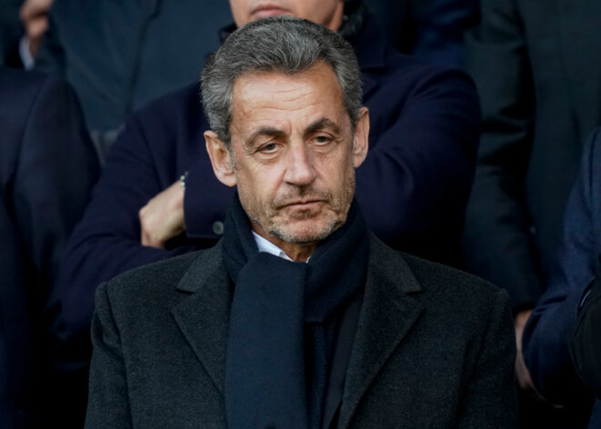 Nicolas Sarkozy en mai 2019, à Nice. © Lionel BONAVENTURE / AFP