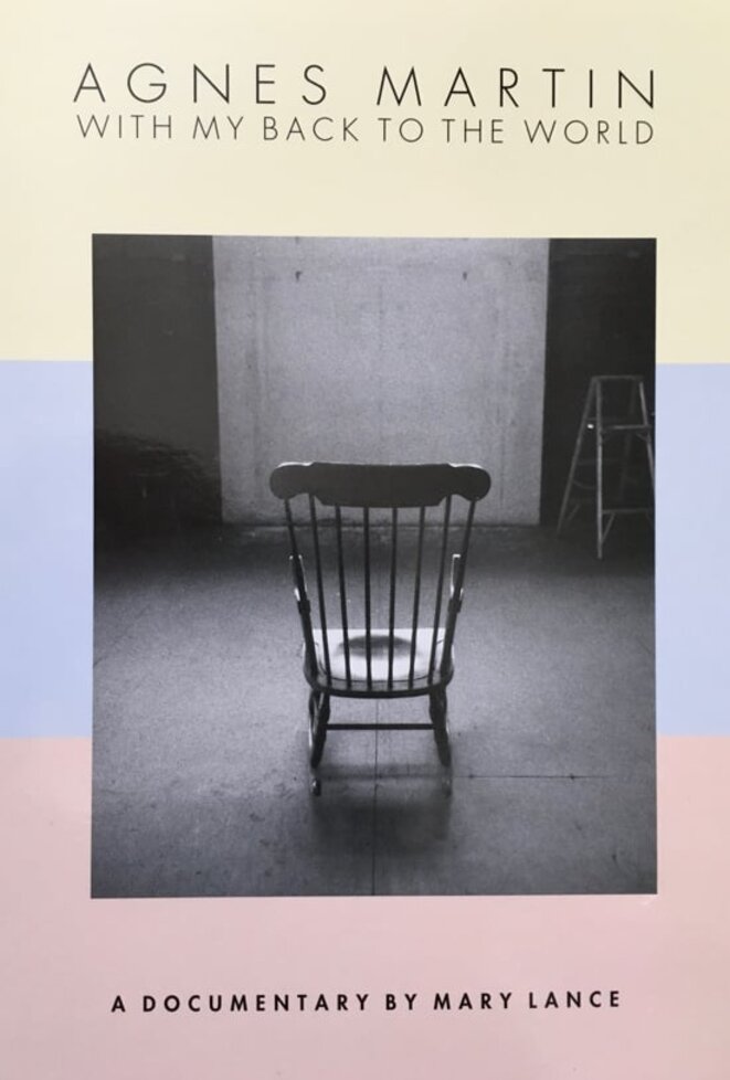 Document: Agnes Martin - With My Back to the World, documentaire de Mary Lance