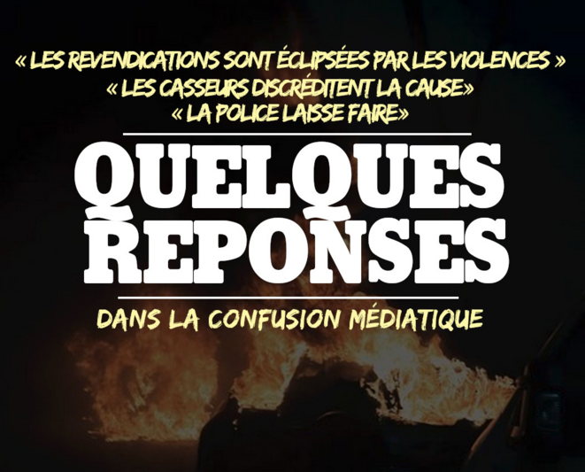 « CASSEURS », MÉDIAS ET STRATÉGIE : QUELQUES RÉPONSES