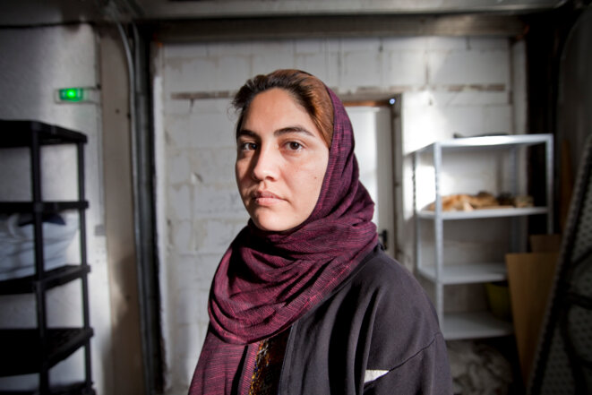 Portrait d'une refugiee Afghane © Durand Thibaut
