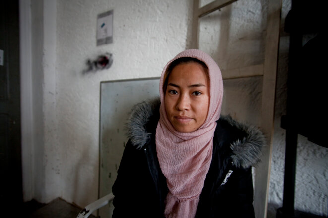 Portrait d'une refugiée Afghane © Durand Thibaut