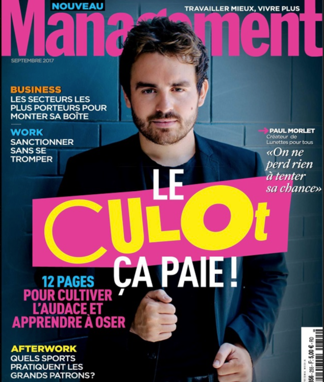 «Nouveau Management» de septembre 2017, avec Paul Morlet en couverture. «Nouveau Management» de septembre 2017, avec Paul Morlet en couverture.