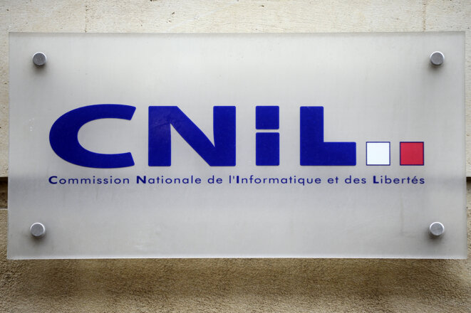 La Commission nationale de l’informatique et des libertés. © Photo Loïc Venance / AFP