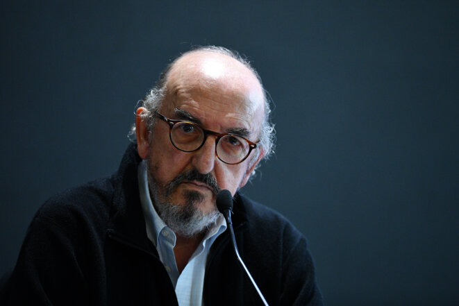 Jaume Roures, lors de la conférence de presse du 21 octobre. © Franck Fife / AFP