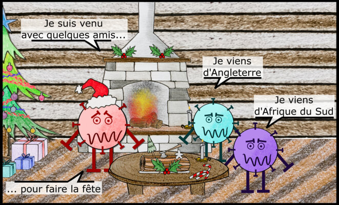 SARS-Cov2, la famille des mutants © Alan Emrey SARS-Cov2, la famille des mutants © Alan Emrey