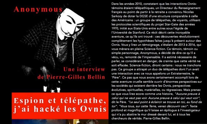 A priori, l'interview de l'impossible ; a posteriori, l'on verra bien. © Anonymous et Pierre-Gilles Bellin A priori, l'interview de l'impossible ; a posteriori, l'on verra bien. © Anonymous et Pierre-Gilles Bellin
