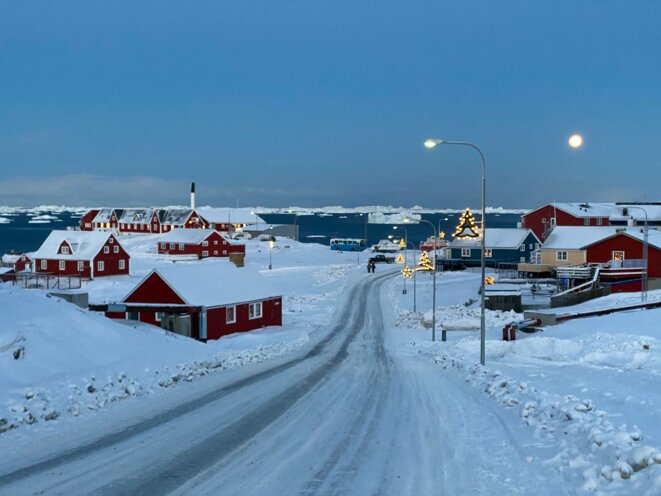 La ville du nord de Groenland avec plus de 4500 habitants. © Mortaza Behboudi / 29 décembre 2020 La ville du nord de Groenland avec plus de 4500 habitants. © Mortaza Behboudi / 29 décembre 2020