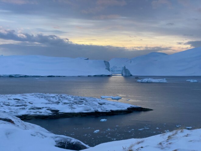 Des glaciers Fjord dans la ville du nord de Groenland. © Mortaza Behboudi / 31 décembre 2020 Des glaciers Fjord dans la ville du nord de Groenland. © Mortaza Behboudi / 31 décembre 2020