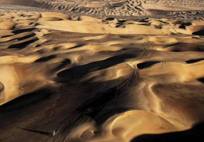 Durante la undécima etapa del Dakar 2020, en Arabia Saudita. © ASO Durante la undécima etapa del Dakar 2020, en Arabia Saudita. © ASO