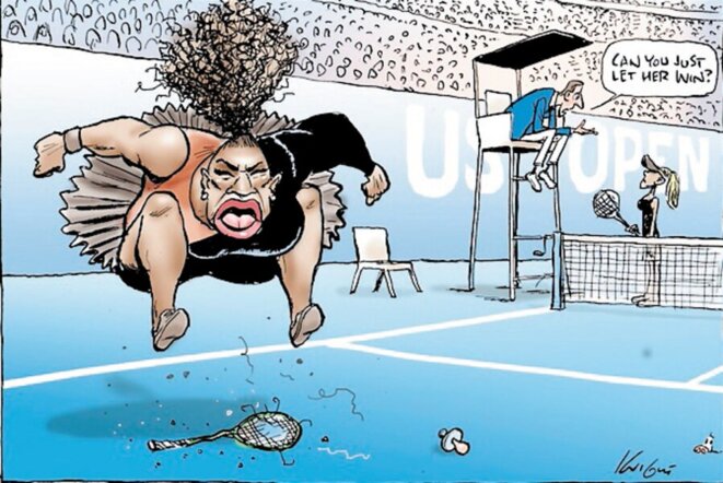 caricature de Serena Williams caricature de Serena Williams