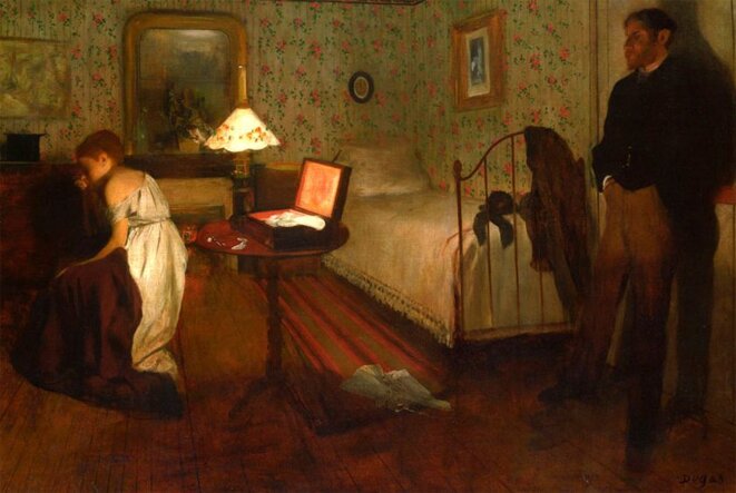 Le viol © Edgar Degas Le viol © Edgar Degas
