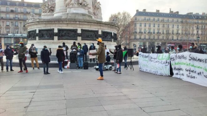 Photo de la manifestation du 02/01/2021. Photo de la manifestation du 02/01/2021.