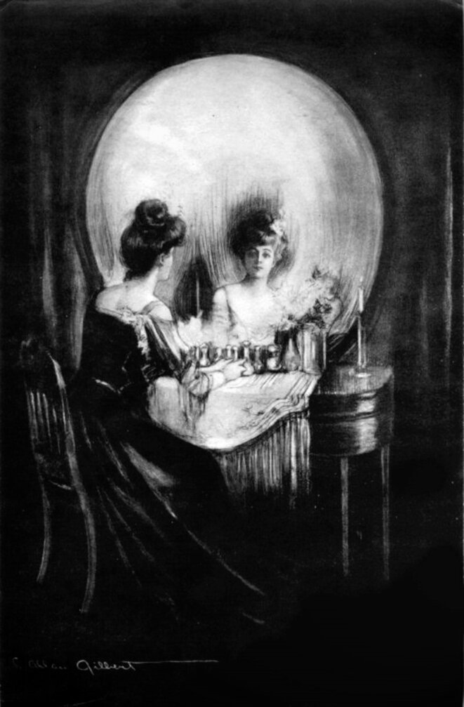 Charles Allan Gilbert, "All is Vanity" (1892). © Public domain, via Wikimedia Commons Charles Allan Gilbert, "All is Vanity" (1892). © Public domain, via Wikimedia Commons