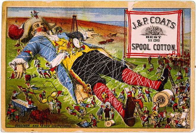 Gulliver et les Lilliputiens © Inconnu Gulliver et les Lilliputiens © Inconnu
