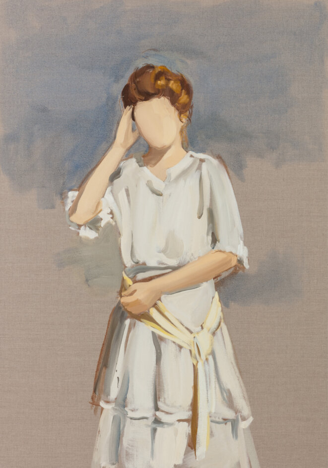 Gideon Rubin Pennsylvania morning 2020 Huile sur toile de lin / Oil on linen 150 x 105 cm / 59 x 41 1/3 in © Gideon Rubin Courtesy of Galerie Karsten Greve Köln Paris St. Moritz Photo : Richard Ivey Gideon Rubin Pennsylvania morning 2020 Huile sur toile de lin / Oil on linen 150 x 105 cm / 59 x 41 1/3 in © Gideon Rubin Courtesy of Galerie Karsten Greve Köln Paris St. Moritz Photo : Richard Ivey