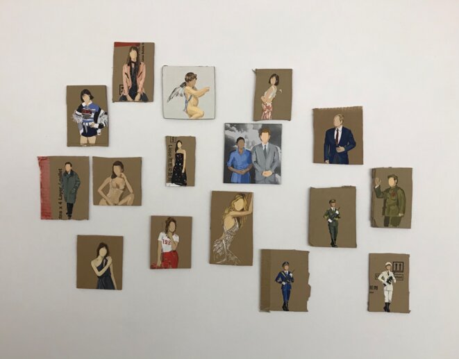 Vue de l'exposition personnelle de Gideon Rubin "A stranger's hand", oeuvres sur carton, galerie Karsten Greve, Paris, 16 octobre 2020 - 16 janvier 2021 © Gideon Rubin; photo : Guillaume Lasserre Vue de l'exposition personnelle de Gideon Rubin "A stranger's hand", oeuvres sur carton, galerie Karsten Greve, Paris, 16 octobre 2020 - 16 janvier 2021 © Gideon Rubin; photo : Guillaume Lasserre