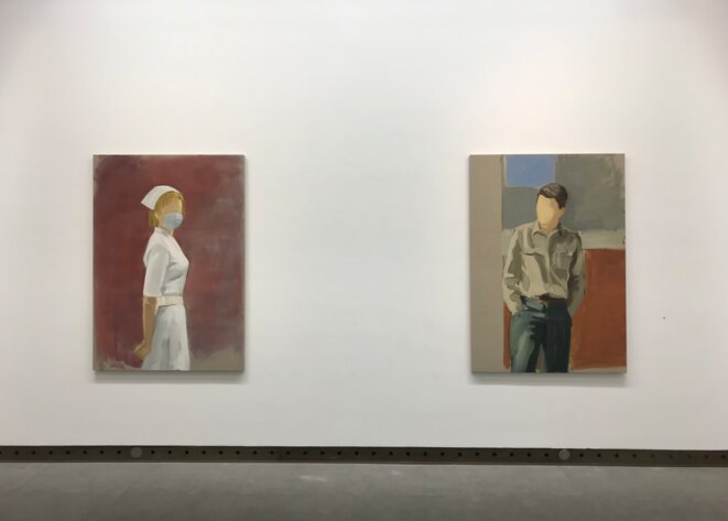 Vue de l'exposition personnelle de Gideon Rubin "A stranger's hand", galerie Karsten Greve, Paris, 16 octobre 2020 - 16 janvier 2021 © Gideon Rubin; photo : Guillaume Lasserre Vue de l'exposition personnelle de Gideon Rubin "A stranger's hand", galerie Karsten Greve, Paris, 16 octobre 2020 - 16 janvier 2021 © Gideon Rubin; photo : Guillaume Lasserre