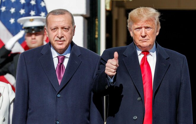 Trump et Erdoğan en 2019 © Tom Brenner pour Reuters Trump et Erdoğan en 2019 © Tom Brenner pour Reuters