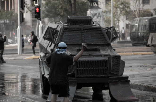 Au Chili, la police torture et tue : images de la résistance