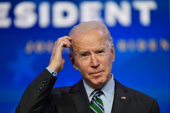 Joe Biden el 16 de enero de 2021 en Wilmington, Delaware. © Angela Weiss/AFP