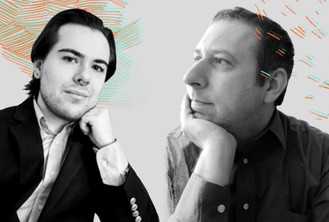 Portraits de Reid Caplan et John Strang - Égalité d'accès : Reid Caplan et John Strang ont pour objectif d'améliorer les soins de santé pour les personnes neurodivers et de genre divergent. © Photographies de Jessica Chou Portraits de Reid Caplan et John Strang - Égalité d'accès : Reid Caplan et John Strang ont pour objectif d'améliorer les soins de santé pour les personnes neurodivers et de genre divergent. © Photographies de Jessica Chou