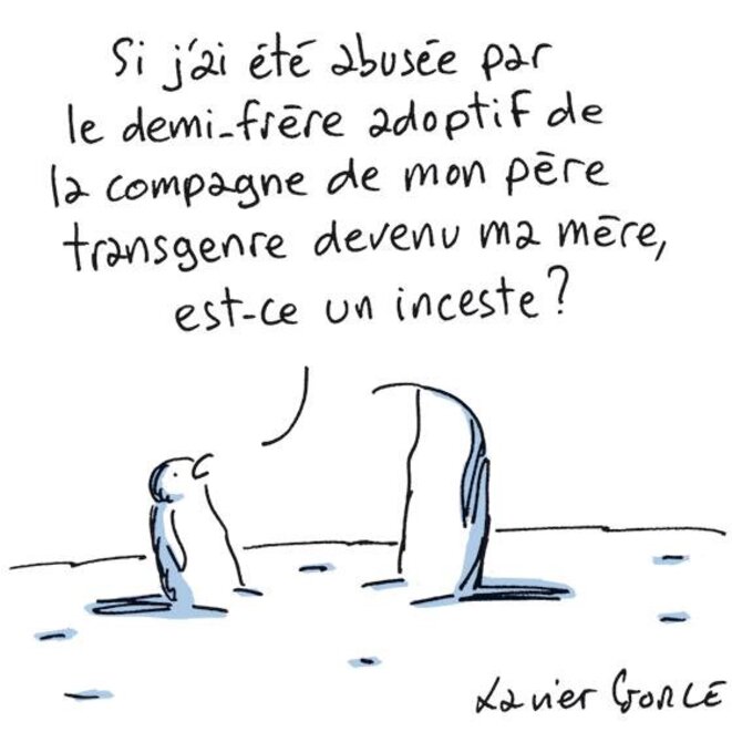 © Xavier Gorce Le Monde © Xavier Gorce Le Monde