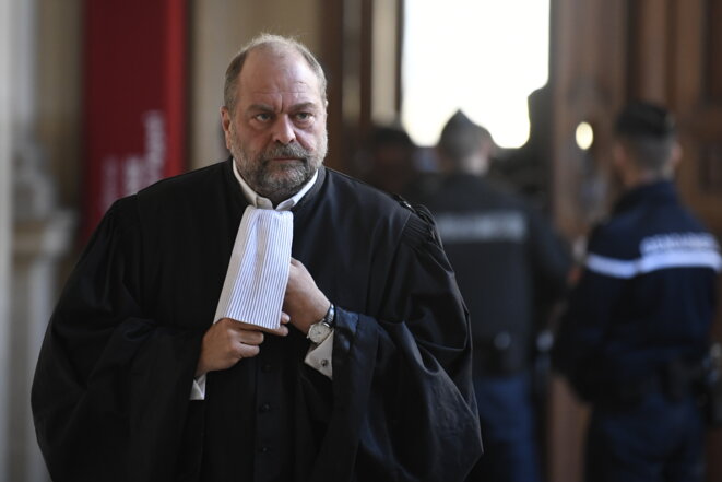 Éric Dupond-Moretti au tribunal de Paris, en 2018. © Éric Feferberg/AFP
