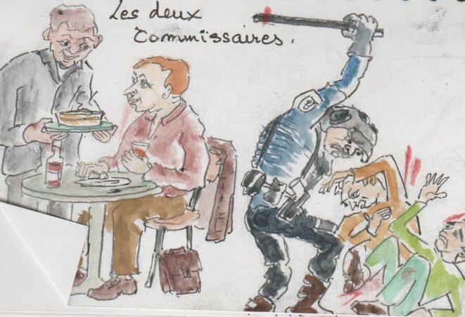 Fable des 2 commissaires