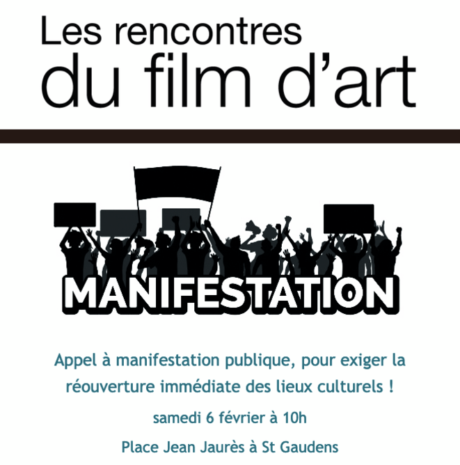 Appel à manifestation pour exiger la réouverture immédiate des lieux culturels !