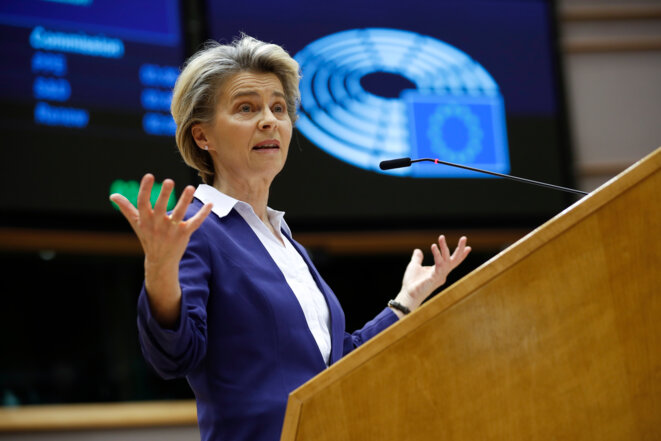 Ursula Van der Leyden, le 20 janvier 2021. © Francisco Seco / POOL / AFP Ursula Van der Leyden, le 20 janvier 2021. © Francisco Seco / POOL / AFP