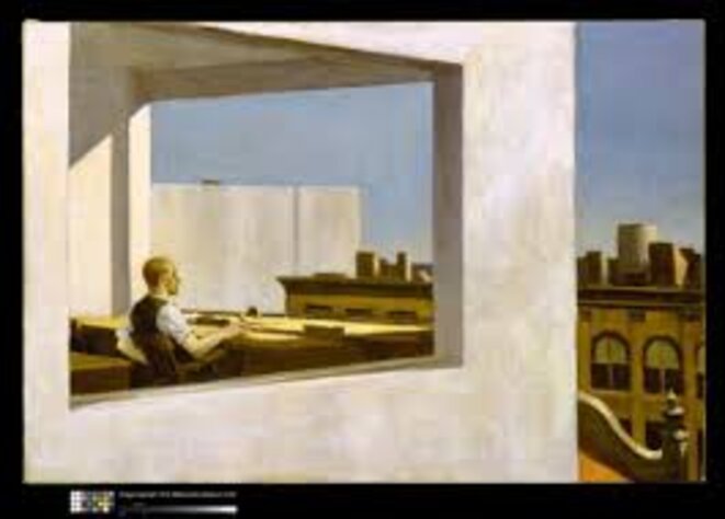 © Bureau dans une petite ville, 1953, Hopper Edward © Bureau dans une petite ville, 1953, Hopper Edward