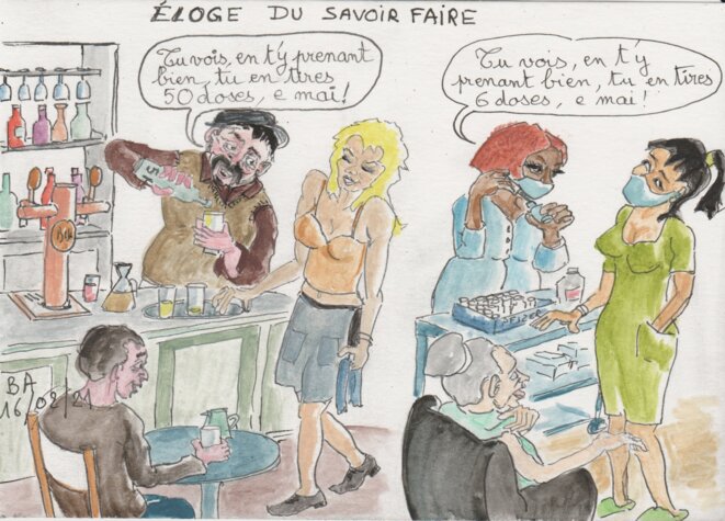 On peut en tirer .. doses © BA On peut en tirer .. doses © BA