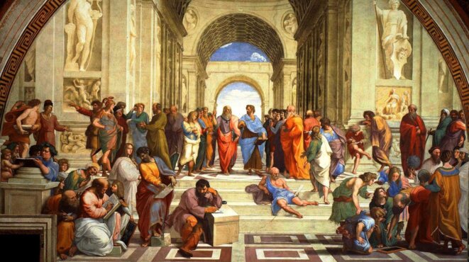 L'école d'Athènes, Raphaël (1508-1512) L'école d'Athènes, Raphaël (1508-1512)