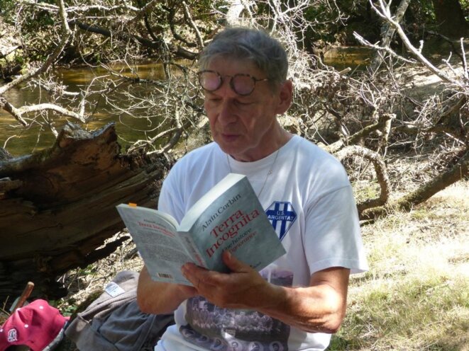 Le Lider Maximo de la Txapela Taldea et son maître, Alain Corbin Le Lider Maximo de la Txapela Taldea et son maître, Alain Corbin