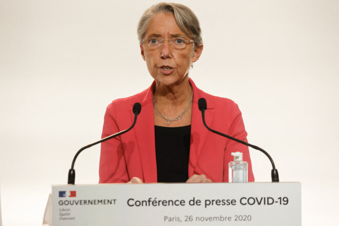 La ministre du travail annonce, fin novembre, la mise en œuvre d'une aide d'urgence. © Ludovic MARIN / POOL / AFP La ministre du travail annonce, fin novembre, la mise en œuvre d'une aide d'urgence. © Ludovic MARIN / POOL / AFP