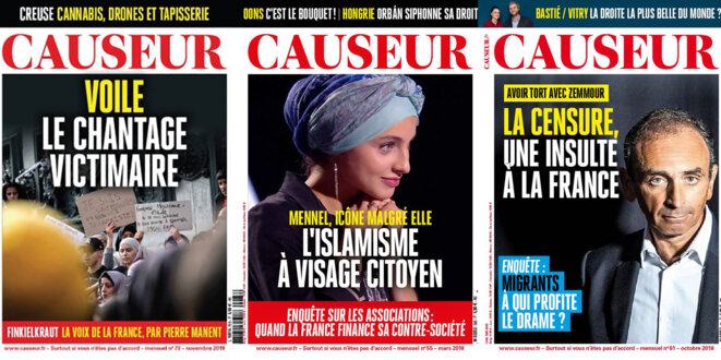Nadia Geerts se retrouve dans les thématiques que Causeur met en avant. Nadia Geerts se retrouve dans les thématiques que Causeur met en avant.
