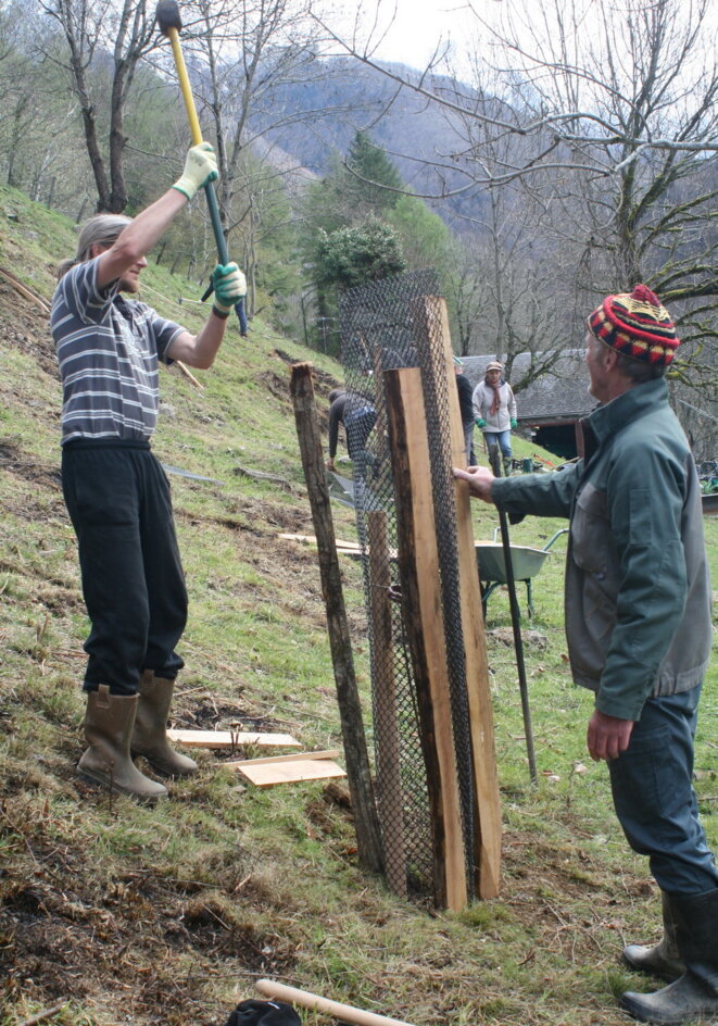 Chantier Api'ours à Melles © Sabine Matraire Chantier Api'ours à Melles © Sabine Matraire