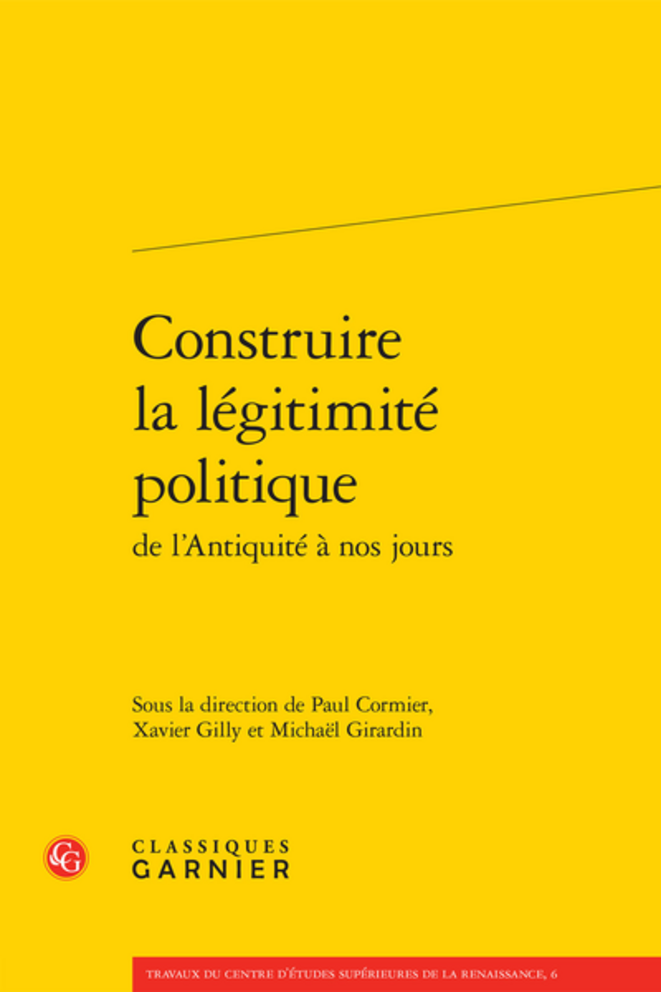 Construire la légitimité politique, 2021 Construire la légitimité politique, 2021