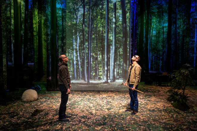 Scène de "Feu de tout bois" © Matthieu Edet Scène de "Feu de tout bois" © Matthieu Edet