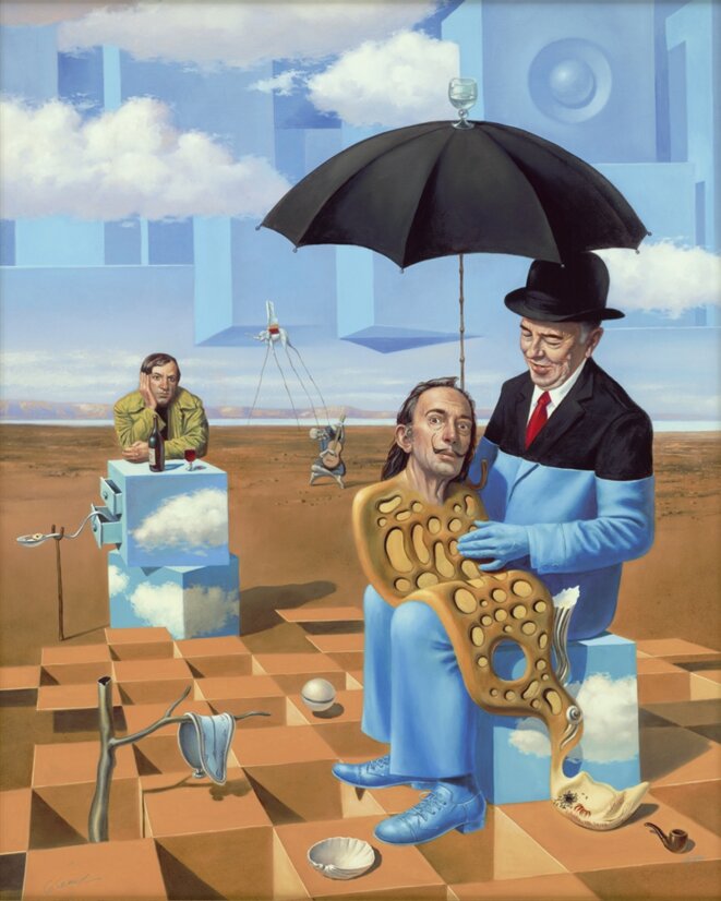Lullaby of Uncle Magritte. © Michael Cheval Lullaby of Uncle Magritte. © Michael Cheval
